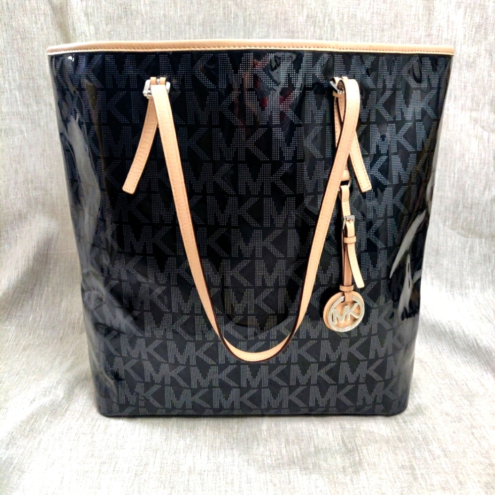 MK Shiny Tote Bag